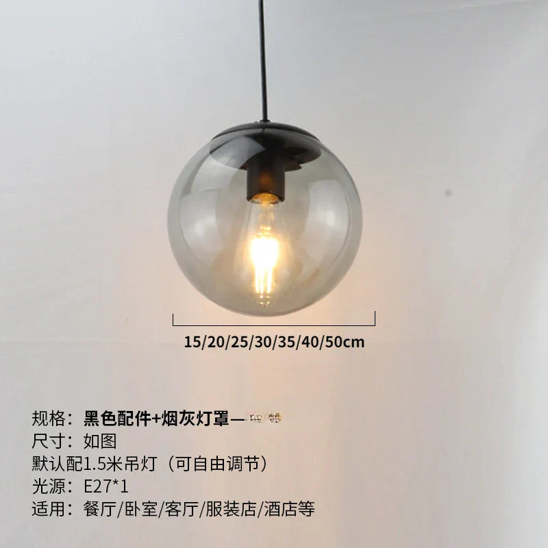 Afralia™ Modern Glass Chandelier for Bar Counter, Restaurant - Gold/Silver Metal, Amber Glass Suspension Lamp