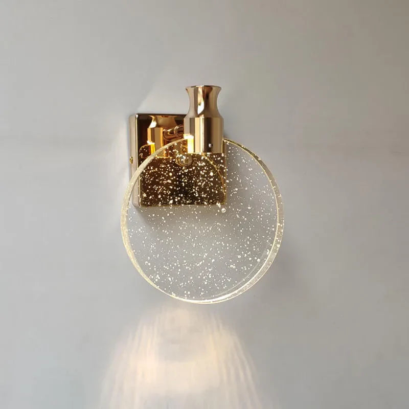 Afralia™ Crystal Bubble Wall Lamp: Modern Luxury Lighting for Bedroom, Living Room, and Aisle