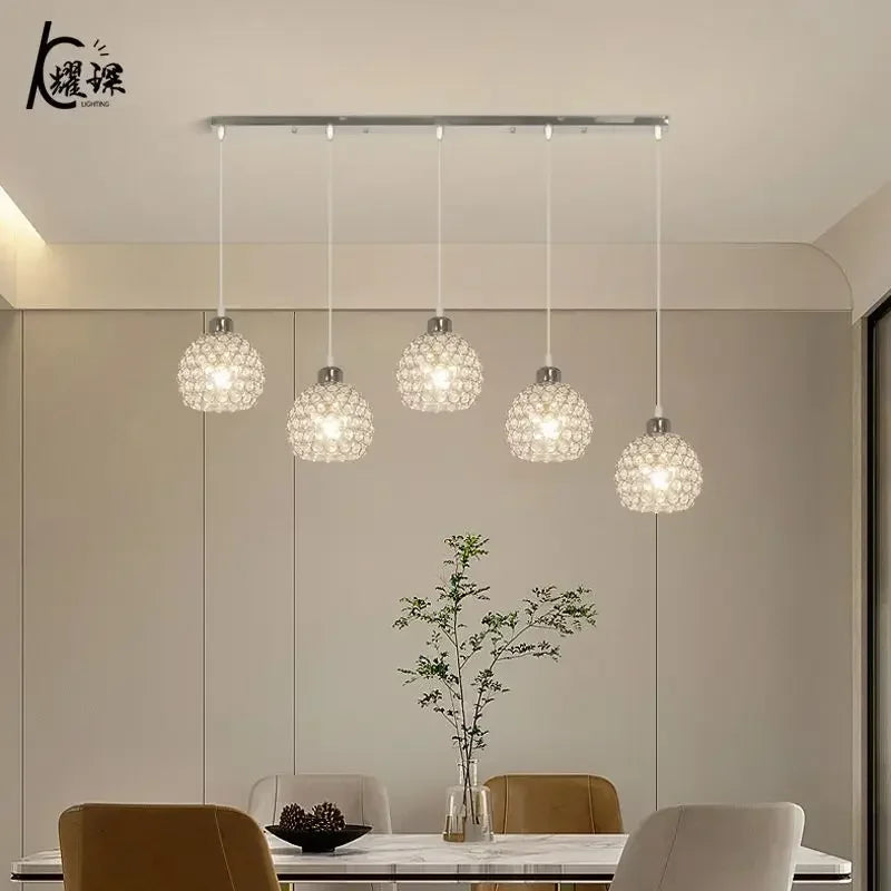 Afralia™ Crystal Dining Pendant Lamp - Modern Nordic Minimalist Design