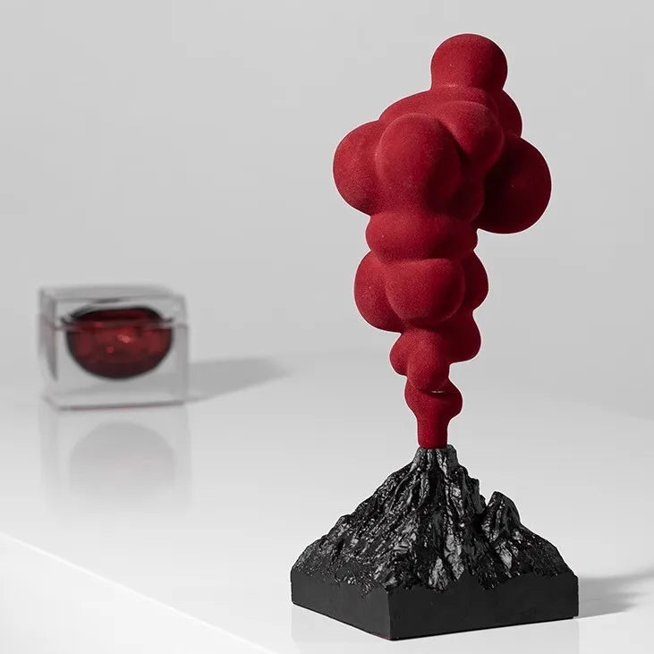Afralia™ Volcanic Eruption Resin Ornaments for Home Decor - Creative Abstract Desktop Decorations
