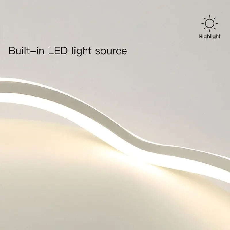 Afralia™ Smart LED Chandelier Modern Ceiling Lights with Remote Control