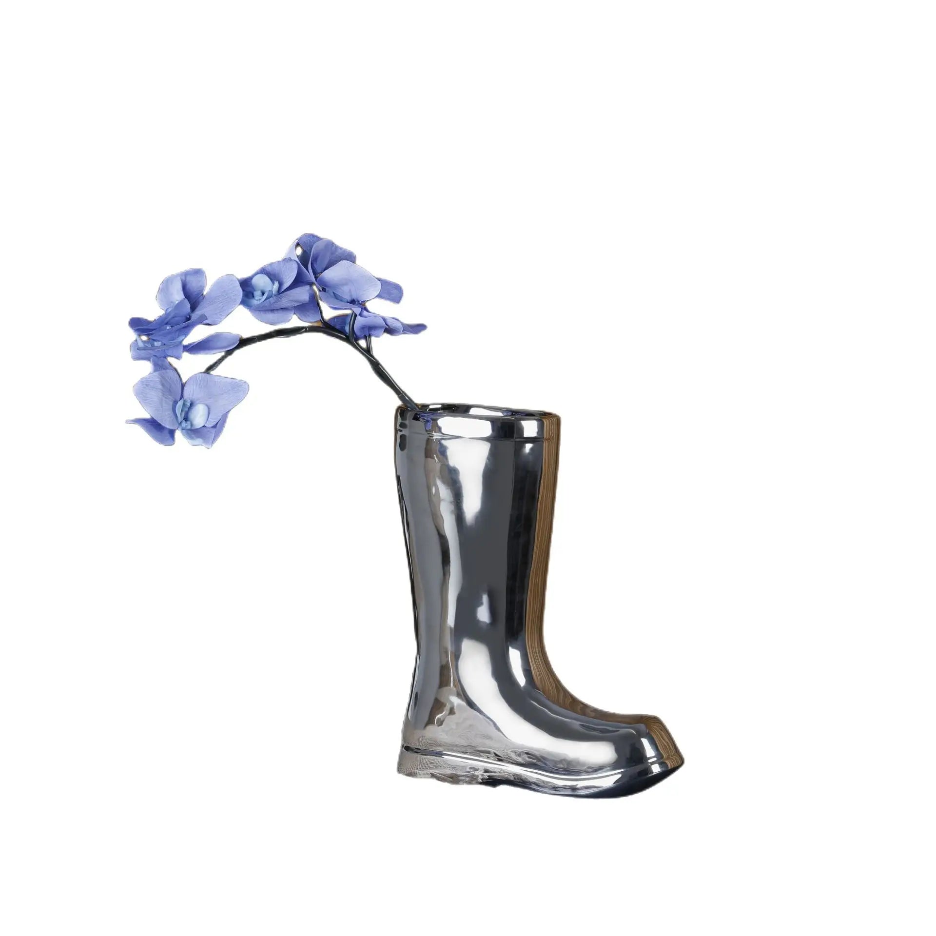 Afralia™ Ceramic Shoe Vase for Stylish Flower Arrangement and Home Decoration