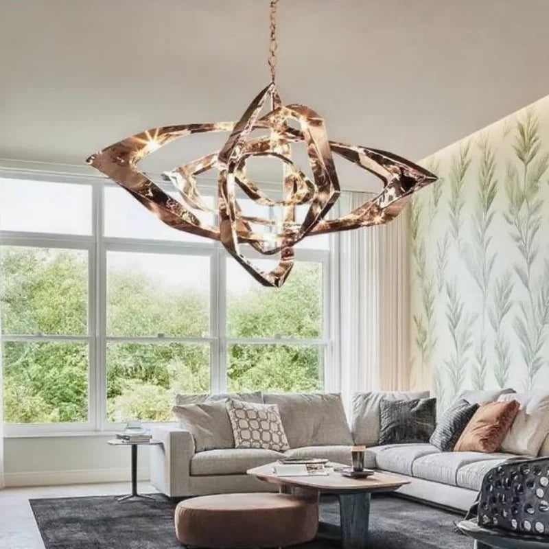 Afralia™ American Art Pendant Chandelier for Dining Living Room Bar Kitchen