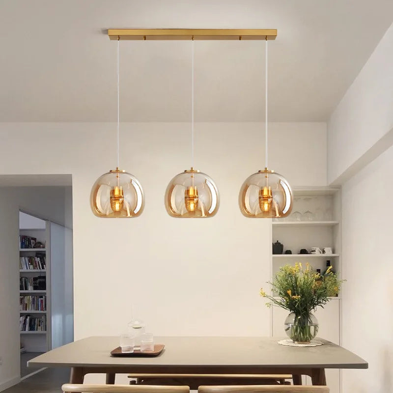 Afralia™ Minimalist Nordic Chandelier Pendant Lights for Restaurant, Coffee Shop, Kitchen, Bar, Bedroom