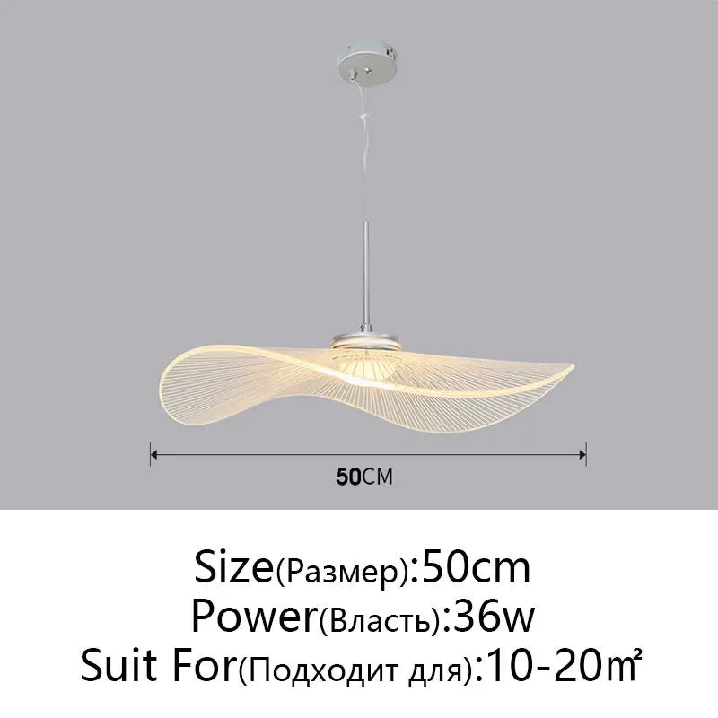 Afralia™ Lotus Leaf Hat Chandelier: Modern Fashion for Living Room & Bedroom