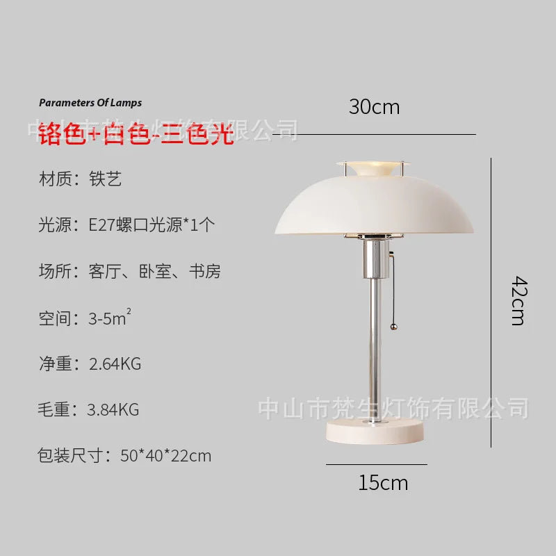 Afralia™ Bauhaus LED Table Lamp Retro Style Vintage Atmosphere Living Room Bedroom