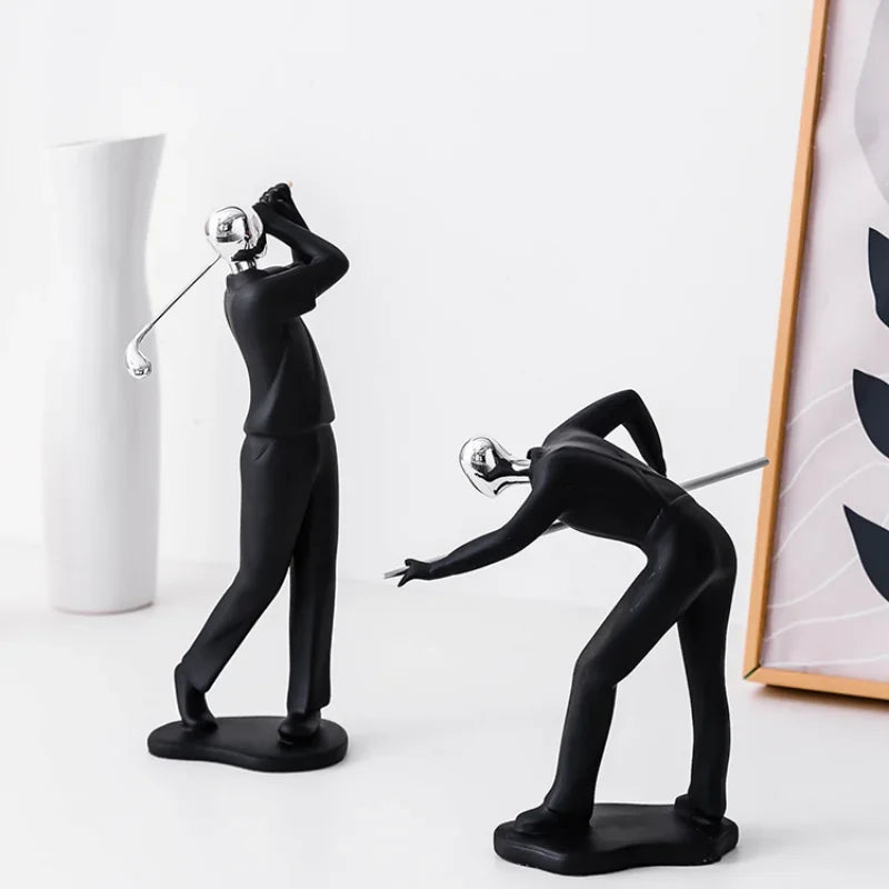 Afralia™ Champion Cyclist Sculpture Resin Figurine Modern Art Home Decor