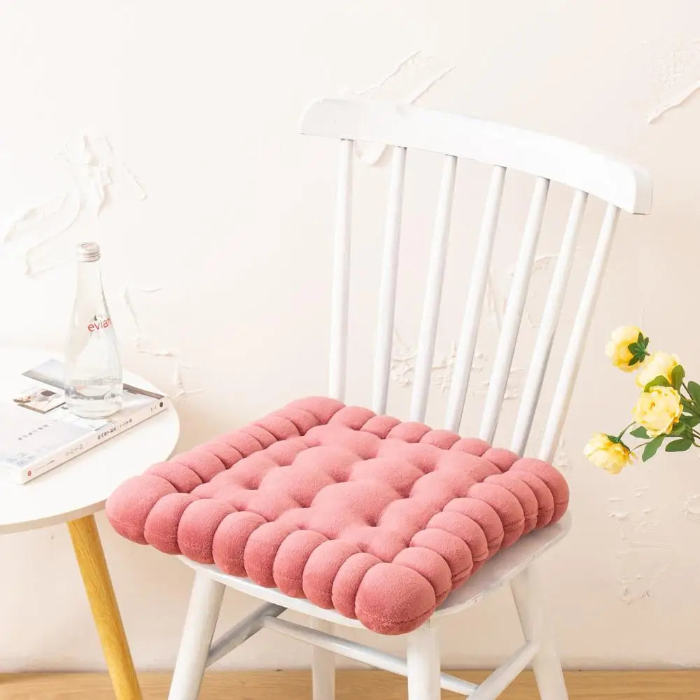 Afralia™ Cookie Biscuit Cushion Soft Square Pillow for Living Room Chair Decor