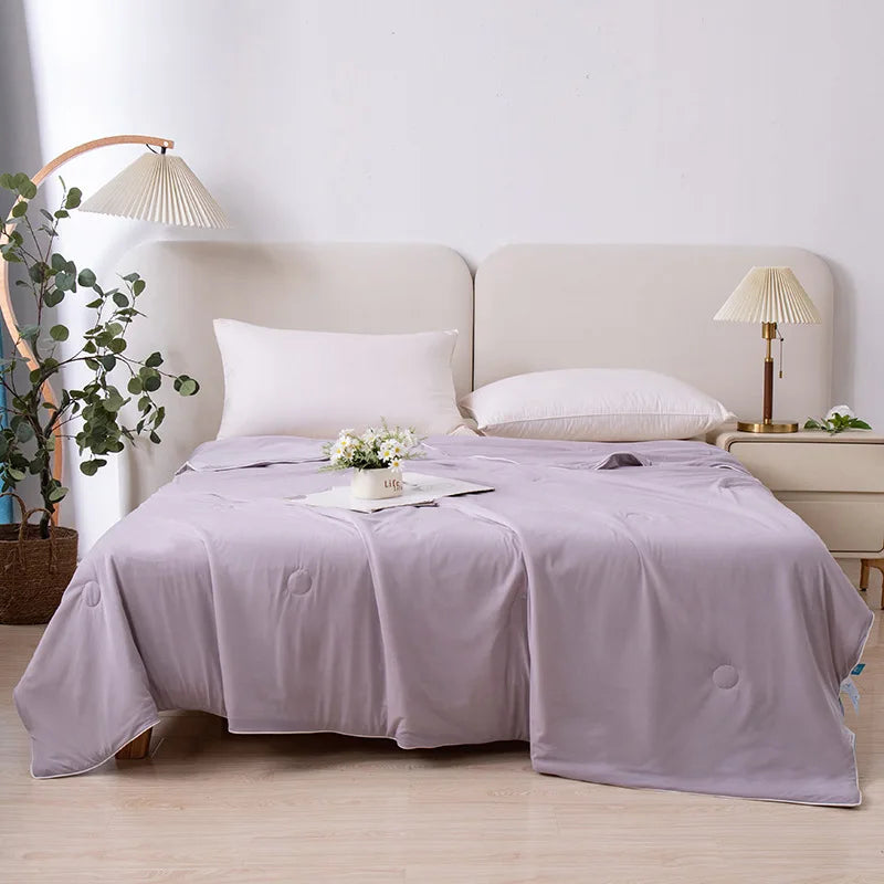 Afralia™ Double Side Ice Cream Air Conditioning Quilt: Soft, Breathable, Machine Washable Summer Blanket