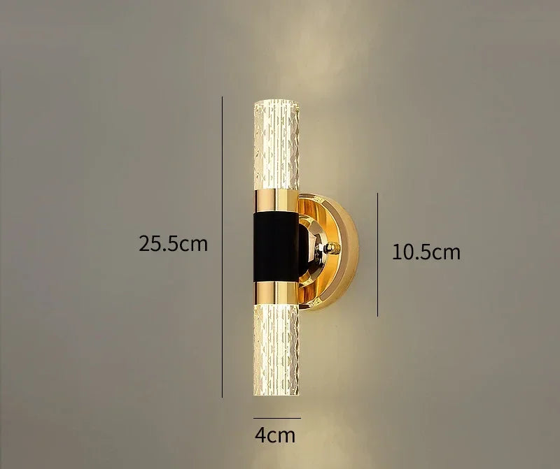 Afralia™ Gold Vanity Lights 2-Light Bathroom Sconces for Modern Mirrors