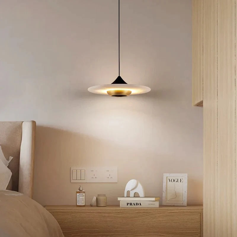 Afralia™ Cloud Stone Pendant Lamp for Bedroom, Restaurant, Bar, and Background Wall