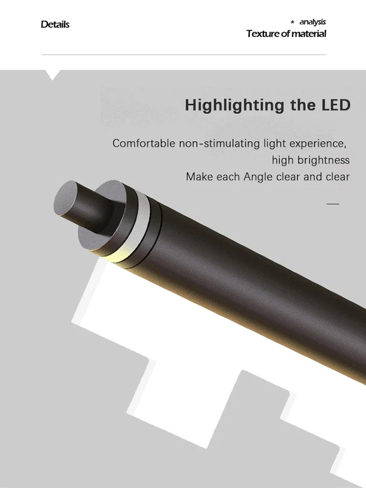 Afralia™ LED Pendant Chandelier for Dining Room Kitchen Island Bar Ceiling Lighting