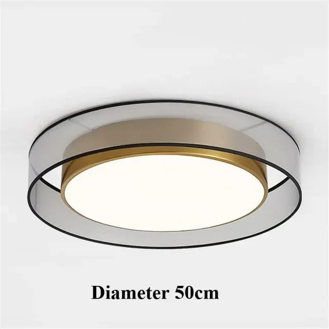 Afralia™ Luxury Copper LED Ceiling Pendant Lights for Bedroom Dining Kitchen Island