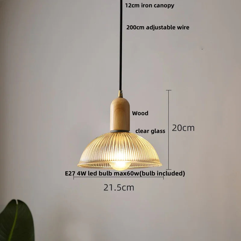 Afralia™ Glass LED Pendant Light Chandelier for Modern Home Decor