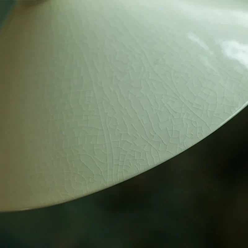 Afralia™ Beige Ceramic LED Pendant Lamp for Home and Commercial Spaces