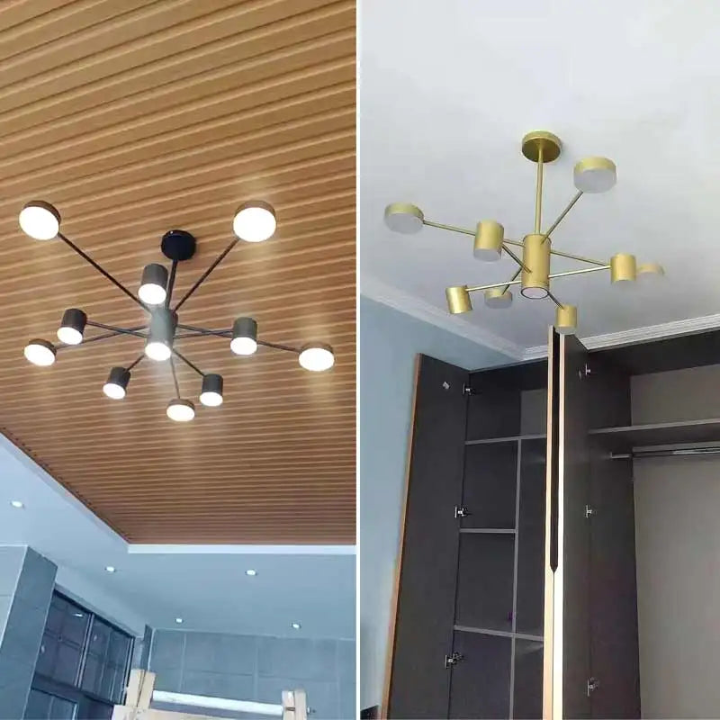 Afralia™ Modern LED Ceiling Chandelier for Living Room Home Decor