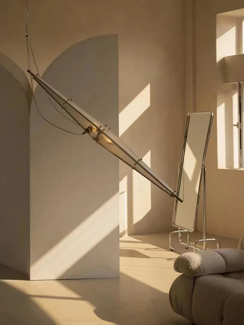 Afralia™ Glass Long Pendant Lights for Kitchen Island & Dining Room