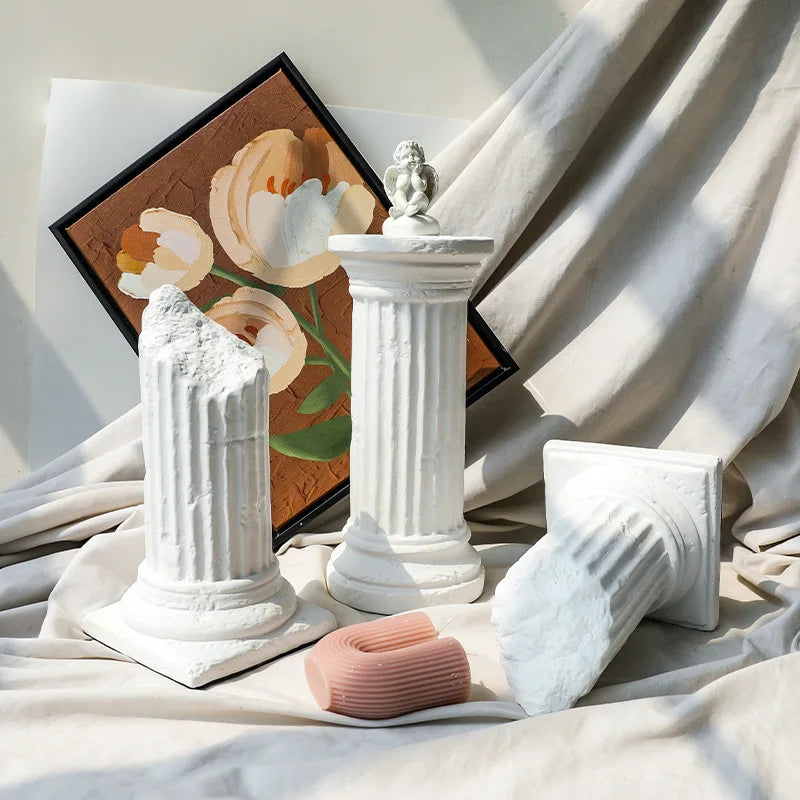 Afralia™ Roman Column Ornaments for Photography and Decor Display