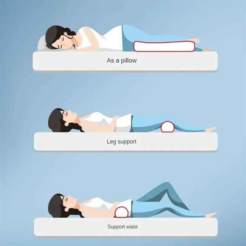 Afralia™ Round Memory Foam Pillow for Pain Relief and Relaxation