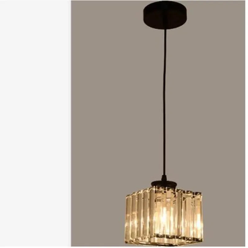Afralia™ Square Crystal Ceiling Lamp: Modern Lighting for Living Room