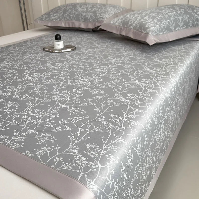 Afralia™ Cooling Silky Bed Mat Set - Comfortable Baby-Safe Mattress