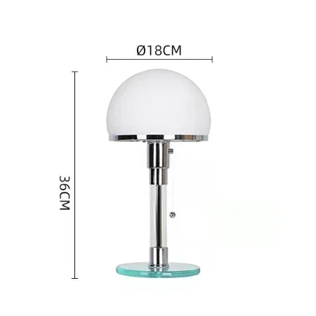 Afralia™ Bauhaus Glass Ball Desk Lamp E27 Bulb