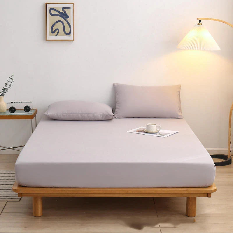 Afralia™ Soft Skin-Friendly 360° Fitted Bed Sheet with Elastic Band - Durable & Dapper