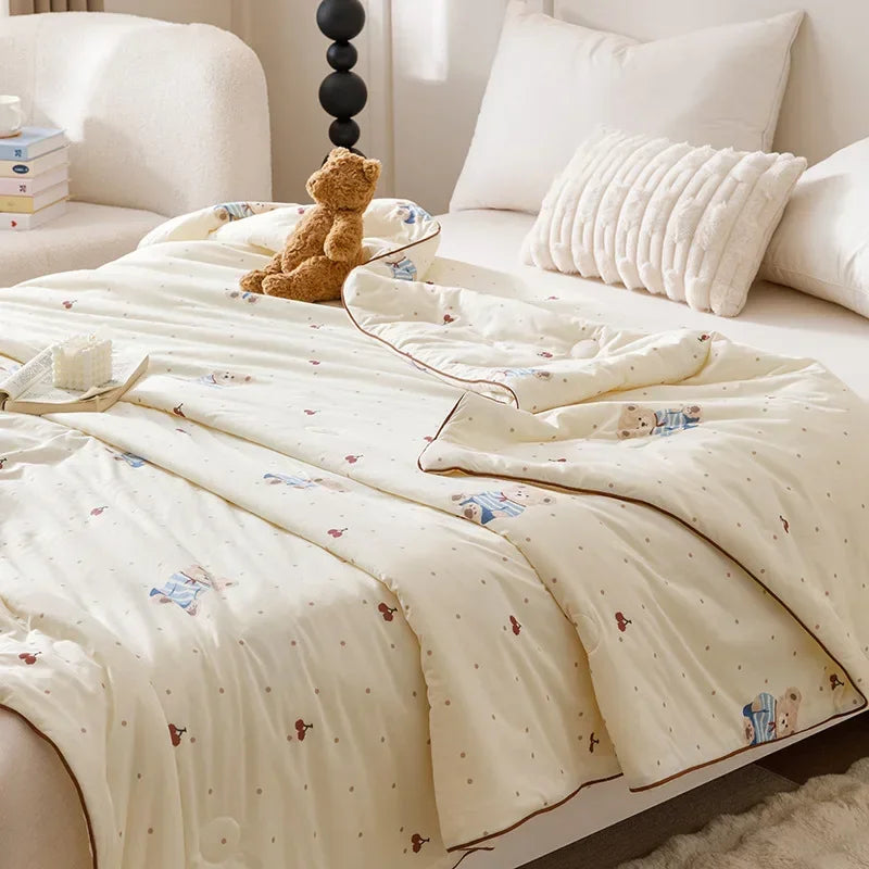 Afralia™ Cooling Summer Blanket | Soft & Breathable Natural Plant Comforter