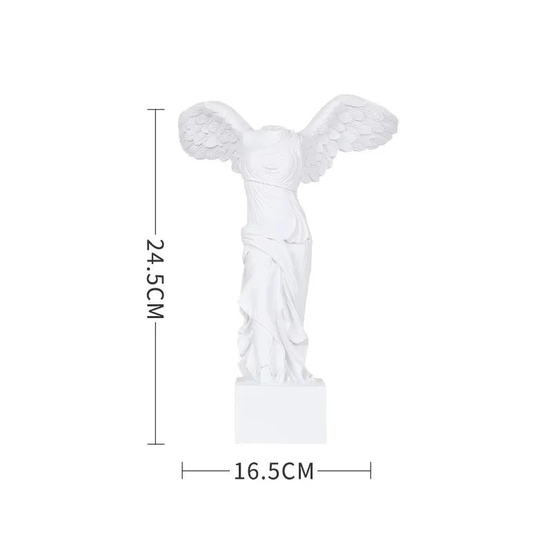 Afralia™ Victoria Goddess Figure Sculpture: Roman Winged Victory Samothrace, Home Decor & Gift Collection