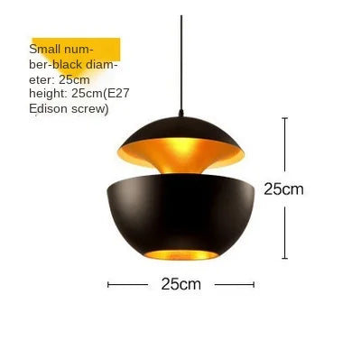 Afralia™ Industrial Style LED Pendant Light for Restaurant, Kitchen, and Home Decor