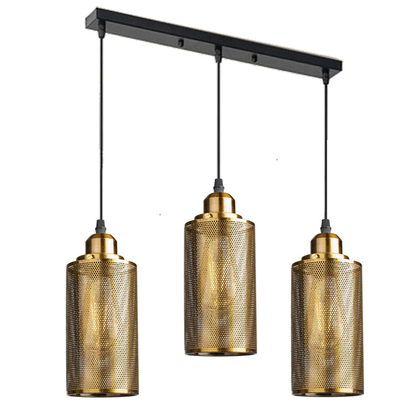 Afralia™ Modern Gold Pendant Light Fixture for Kitchen Island Dinning Room Bedroom