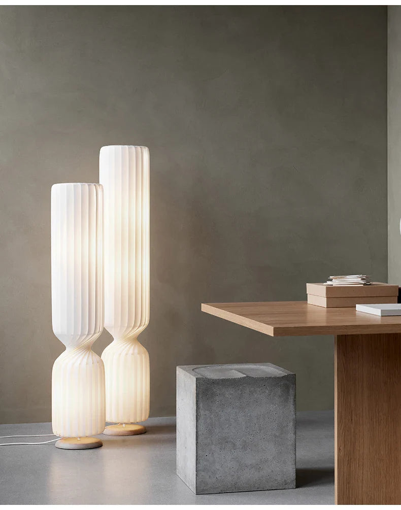 Afralia™ White Fabric Shade LED Pendant Light - Modern Luxury Dining Room Decor