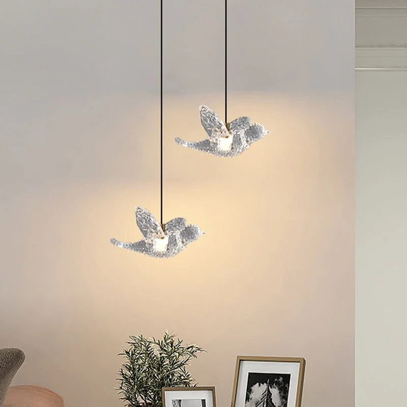Afralia™ Modern Bird-Shaped Dining Pendant Lamp for Storefront and Living Room