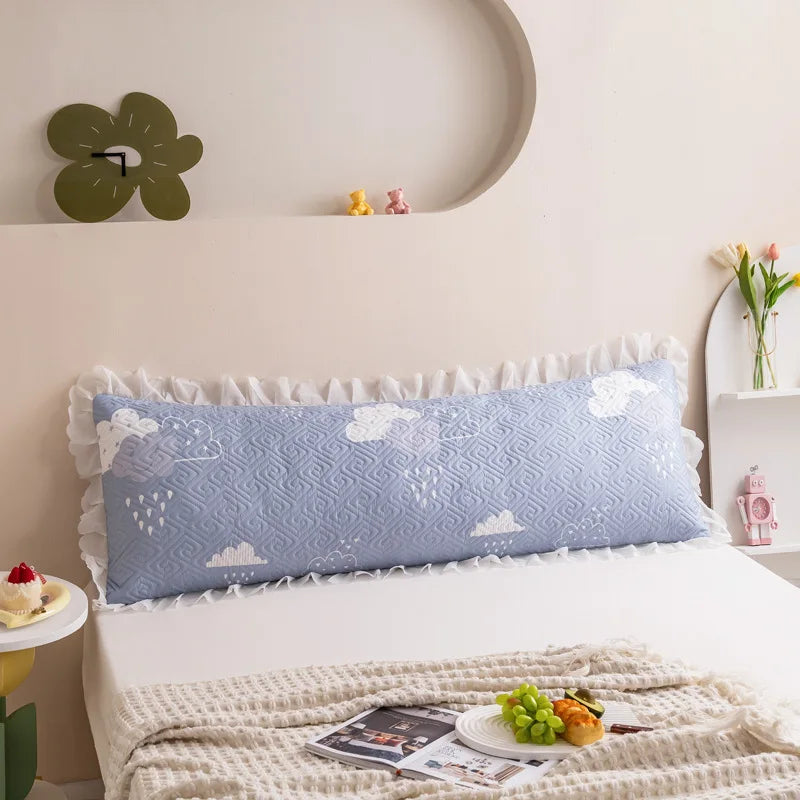 Afralia™ Waterproof Ins Fashion Thicken Quilted Long Body Pillow Cover Bedding