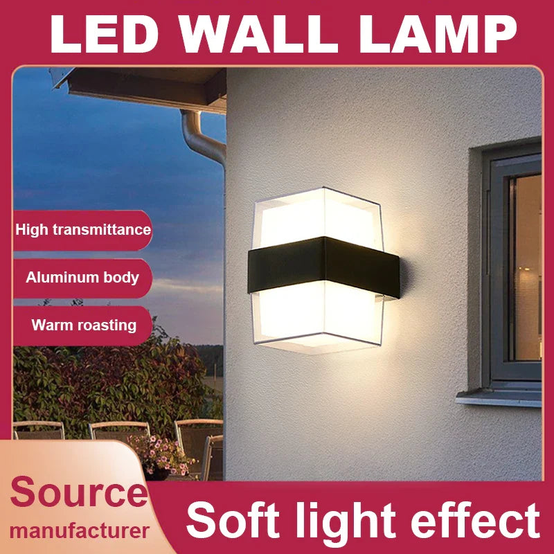 Afralia™ LED Facade Wall Light for Home and Garden Decor, Waterproof Stair Luminaire