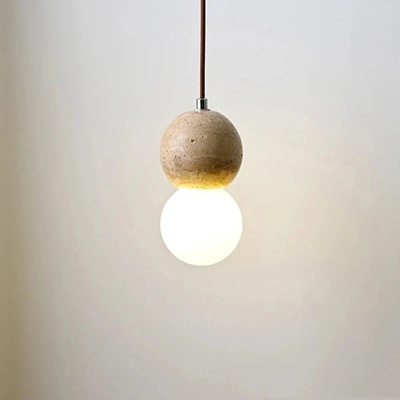 Afralia™ Yellow Limestone Wall Lamp - Modern Minimalist LED Light