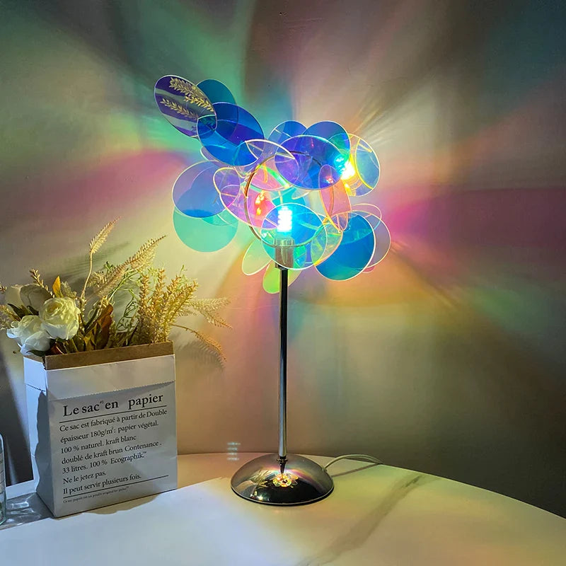 Afralia™ Aurora Acrylic Projection Lamp: Romantic Bedside Night Light for Girls, DIY Gift