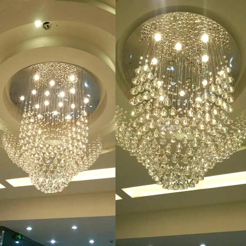 Afralia™ Crystal Chandelier for Living Room, Bedroom, Dining Room, Staircase