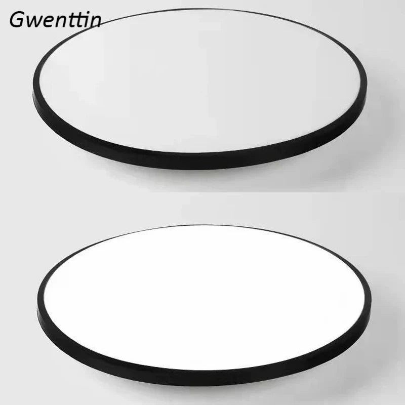 Afralia™ LED Round Ceiling Light Kitchen Living Room Bedroom Modern Thin Bathroom Lamp