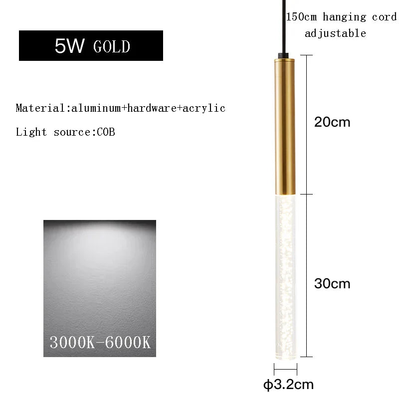 Afralia™ Black Cylinder Pendant Lights for Modern Kitchen Island and Dining Table