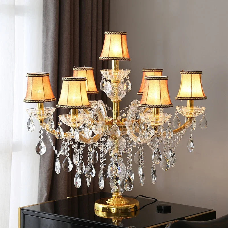 Afralia™ Crystal Table Light: Modern Luxury Nordic Indoor Lighting for Living Room Bedroom