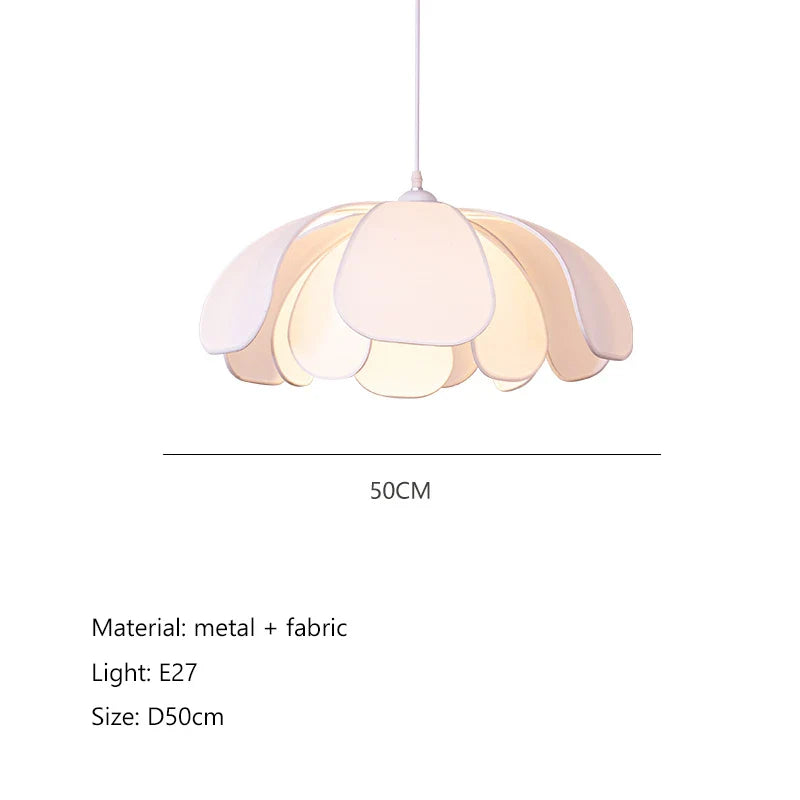 Afralia™ Nordic Fabric LED Pendant Light for Home Decor and Ambiance