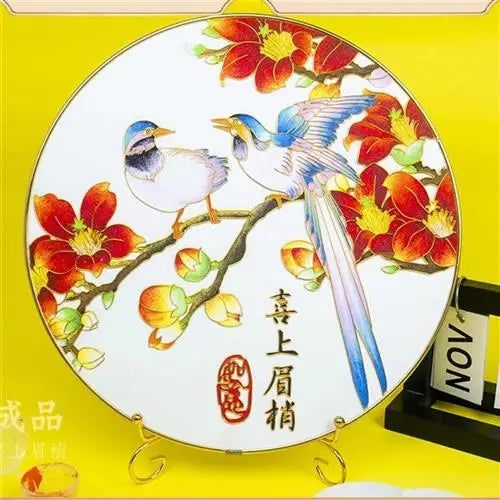 Afralia™ Cloisonne Silk Enamel Painting DIY Kit - Beginner Handmade Material Package