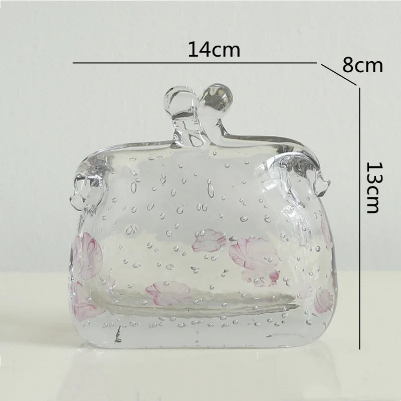 Afralia™ Clear Glass Vase Hydroponic Terrarium Decor Home Flower Accessories