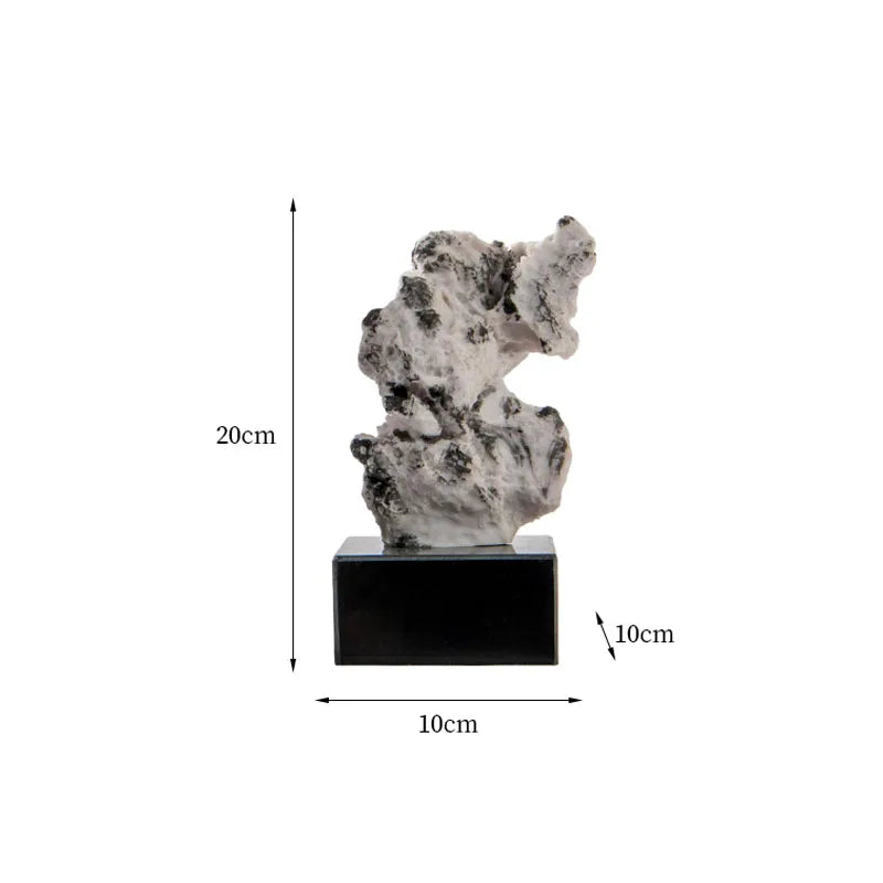 Afralia™ Taihu Stone Rockery Sculpture Coral Statue Decor Creative Modern Crafts