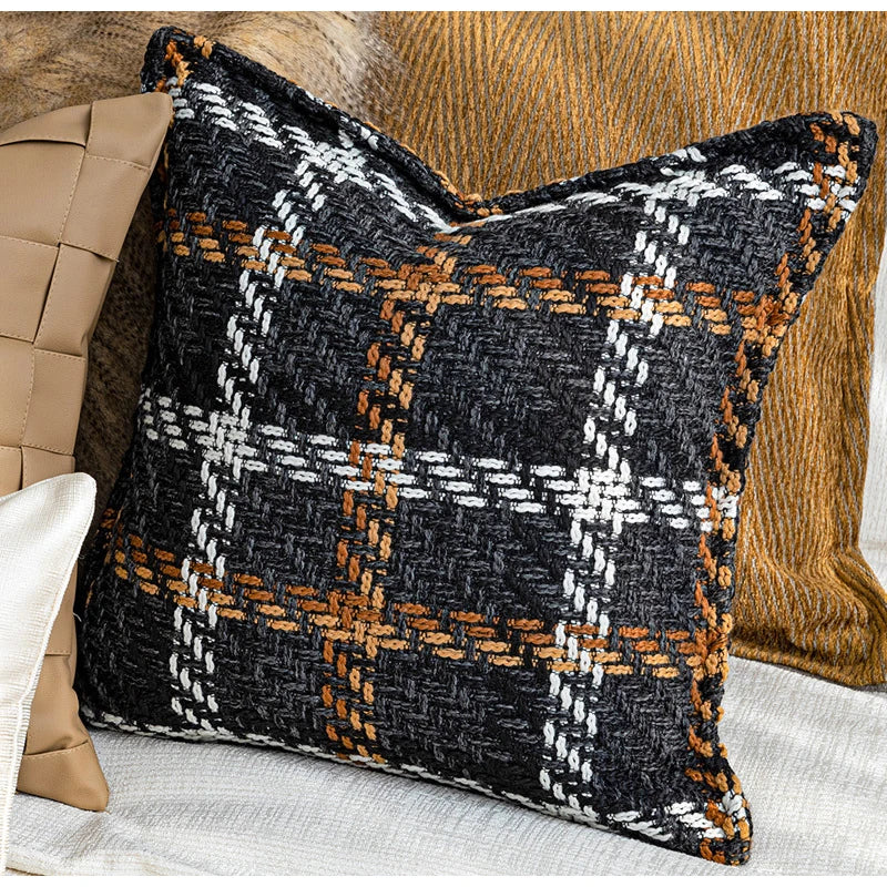 Afralia™ Plaid Fashion Pillow Covers - Luxury Modern Farmhouse Cushion Case