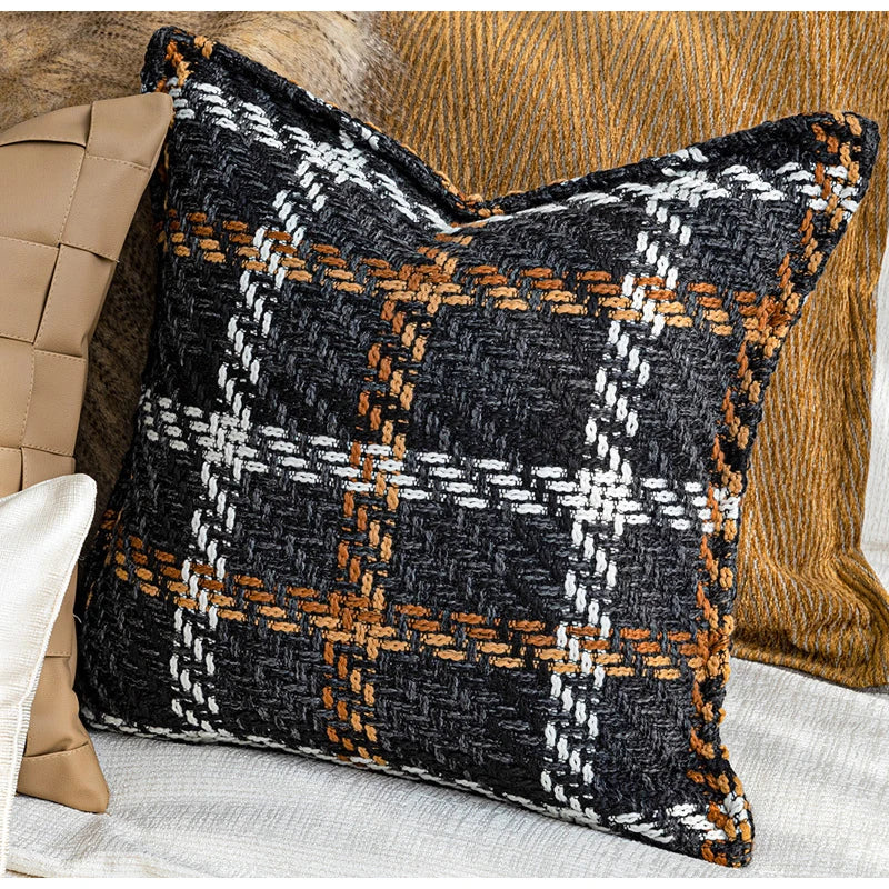 Afralia™ Plaid Fashion Pillow Covers - Luxury Modern Farmhouse Cushion Case