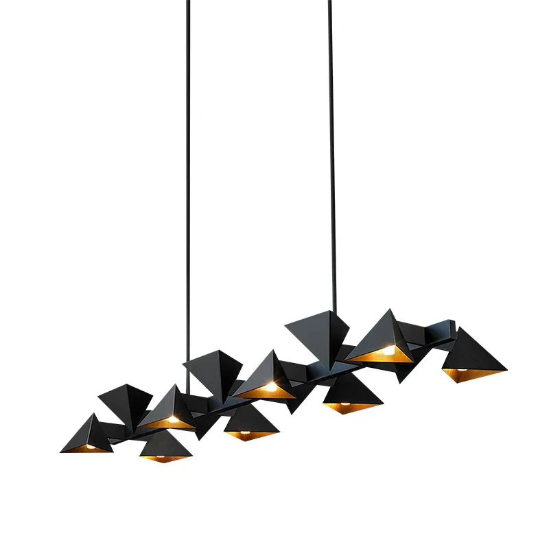 Afralia™ Geometric Polygon LED Pendant Lamp for Modern Minimalist Personality