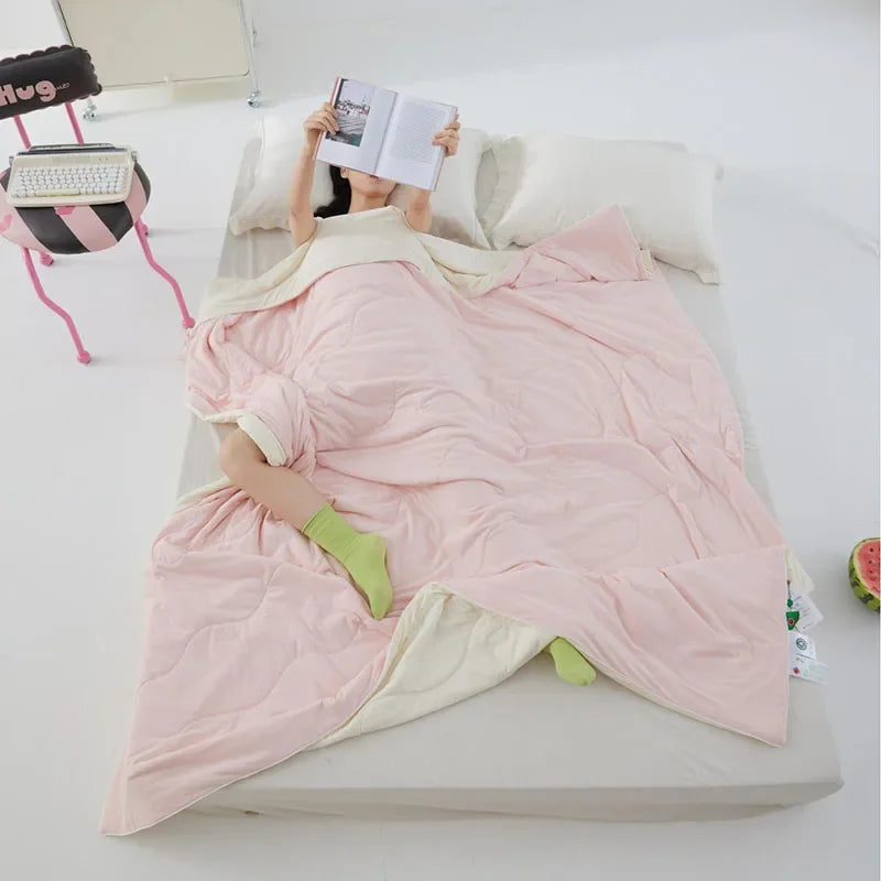 Afralia™ Green Summer Cooling Comforter for Single Beds