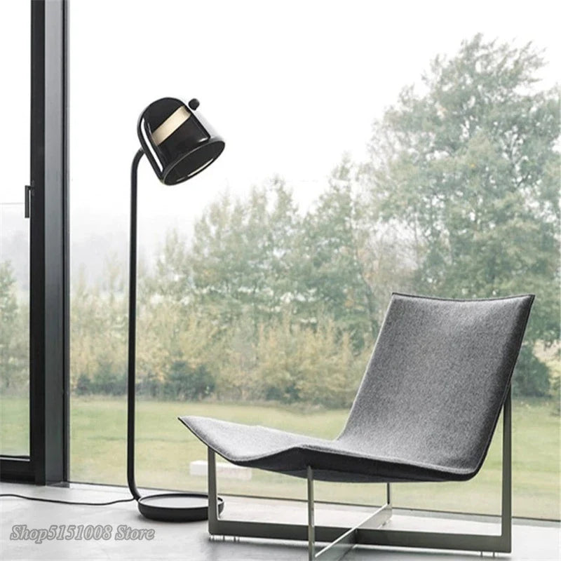 Afralia™ LED Glass Floor Lamp Modern Living Room Bedroom Lighting Fixtures